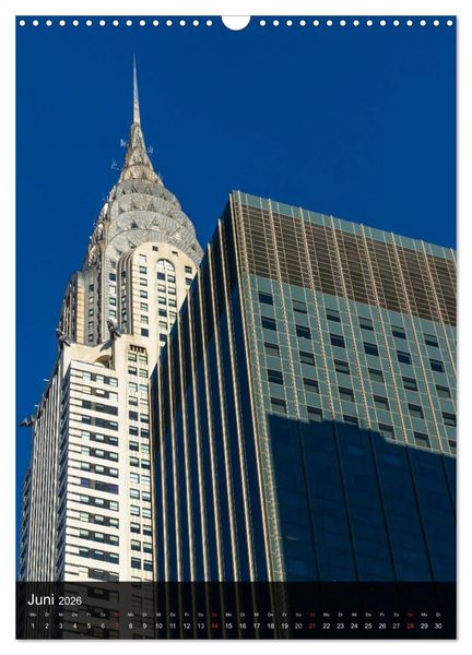Produktbild: New York Wolkenkratzer (Wandkalender 2026 DIN A3 hoch), CALVENDO Monatskalender