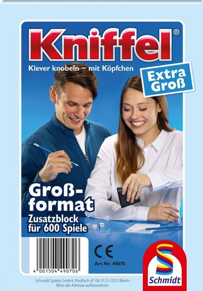 Produktbild: Kniffelblock A5 (Spiel-Zubeh&ouml;r), m. Beilage