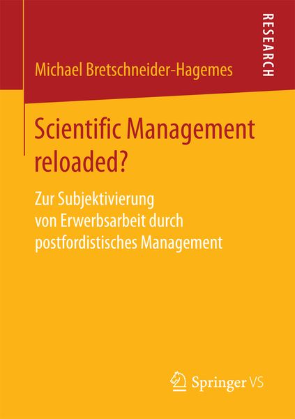 Produktbild: Scientific Management reloaded?