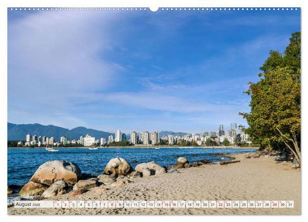 Produktbild: VANCOUVER K&uuml;stencharme und Urbanit&auml;t (Wandkalender 2026 DIN A2 quer), CALVENDO Monatskalender