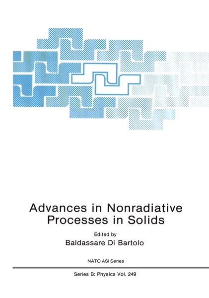 Produktbild: Advances in Nonradiative Processes in Solids