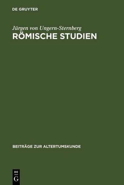 Produktbild: R&ouml;mische Studien