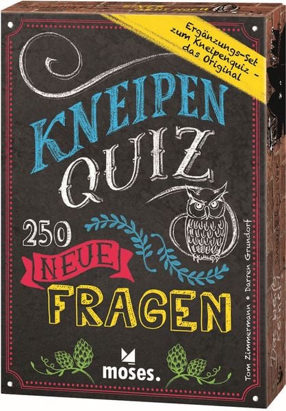 Produktbild: Moses. - Kneipenquiz Neue Fragen, 1. Ergänzungsset
