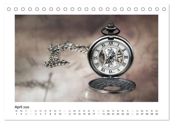 Produktbild: Uhren aus aller Welt (Tischkalender 2026 DIN A5 quer), CALVENDO Monatskalender