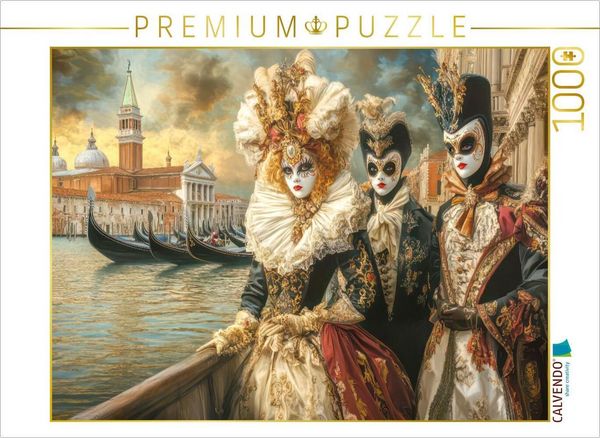 Produktbild: CALVENDO Puzzle Pr&auml;chtiger venezianischer Stil | 1000 Teile Lege-Gr&ouml;&szlig;e 64x48cm Foto-Puzzle f&uuml;r gl&uuml;ckliche Stunden