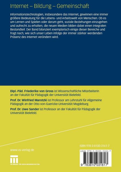 Produktbild: Internet - Bildung - Gemeinschaft