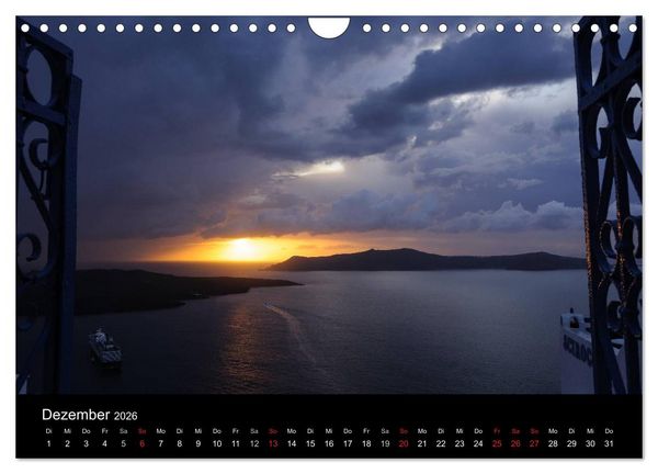 Produktbild: Kykladen - Inseln im Licht (Wandkalender 2026 DIN A4 quer), CALVENDO Monatskalender