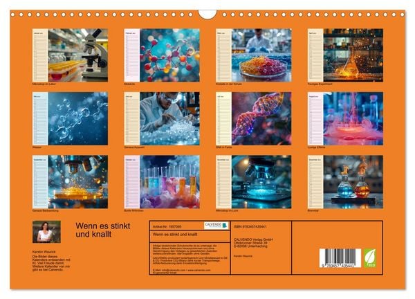 Produktbild: Wenn es stinkt und knallt (Wandkalender 2026 DIN A3 quer), CALVENDO Monatskalender