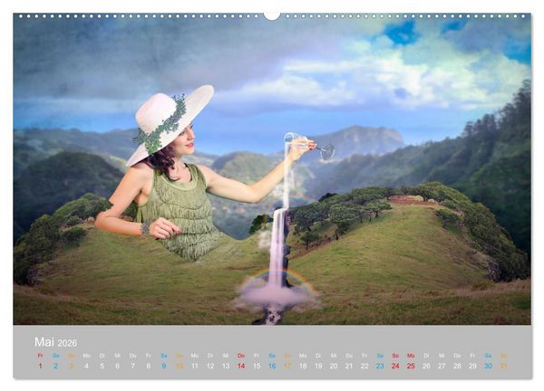 Produktbild: Fantastisch und surreal - Landschaften (hochwertiger Premium Wandkalender 2026 DIN A2 quer), Kunstdruck in Hochglanz