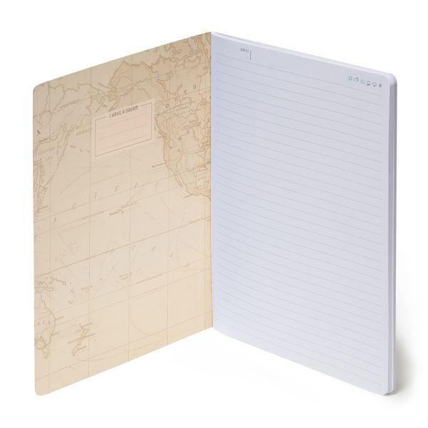 Produktbild: Legami Notizbuch liniert - Large - Travel
