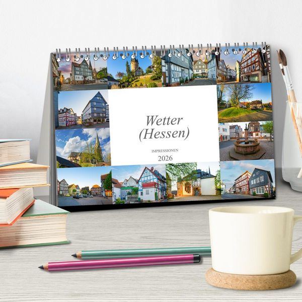 Produktbild: Wetter (Hessen) Impressionen (Tischkalender 2026 DIN A5 quer), CALVENDO Monatskalender