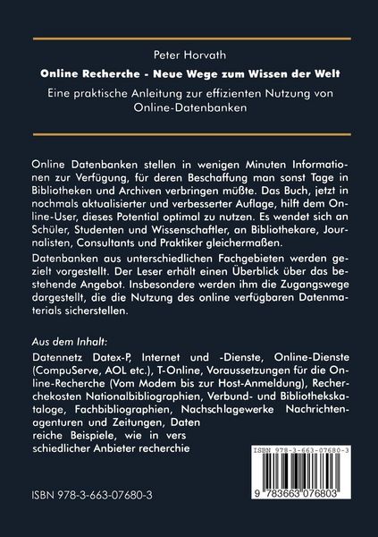 Produktbild: Online-Recherche