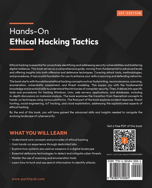 Produktbild: Hands-On Ethical Hacking Tactics