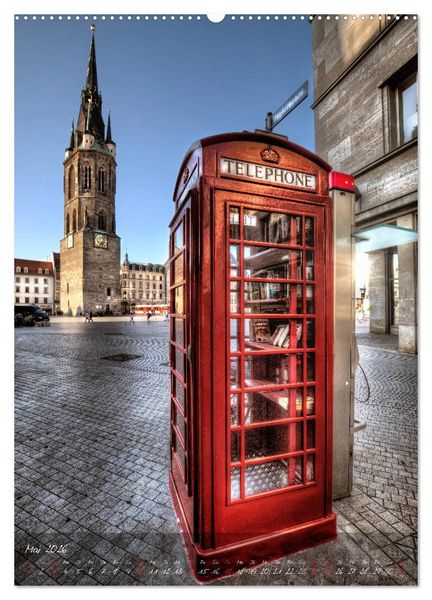Produktbild: Stadtansichten von Halle Saale 2026 (Wandkalender 2026 DIN A2 hoch), CALVENDO Monatskalender