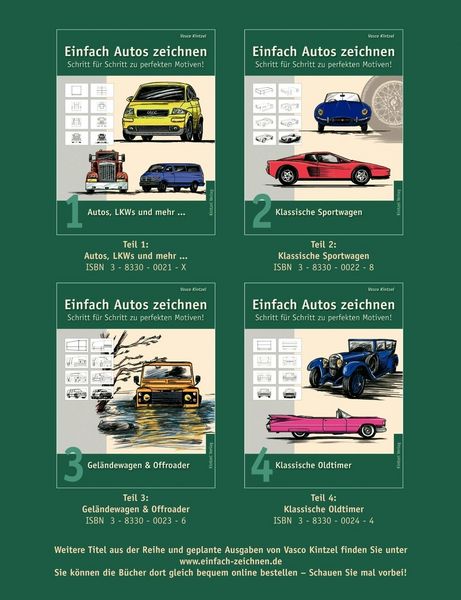 Produktbild: Einfach Autos zeichnen - Schritt f&uuml;r Schritt zu perfekten Motiven!