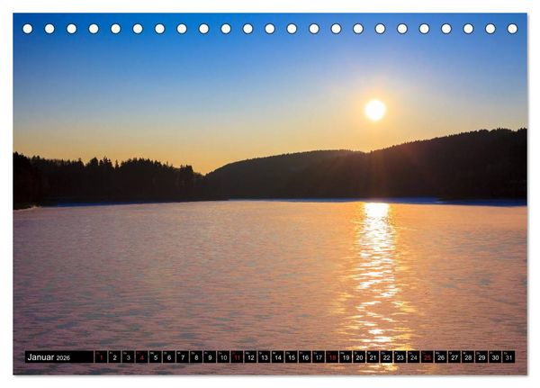 Produktbild: Biggesee und Listertalsperre (Tischkalender 2026 DIN A5 quer), CALVENDO Monatskalender