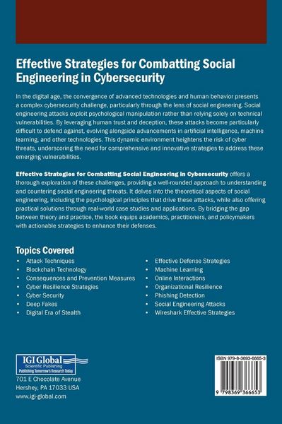 Produktbild: Effective Strategies for Combatting Social Engineering in Cybersecurity