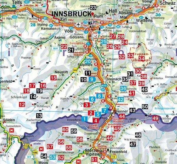 Produktbild: ROTHER Skitourenf&uuml;hrer Brenner-Region