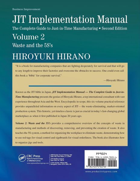 Produktbild: JIT Implementation Manual -- The Complete Guide to Just-In-Time Manufacturing