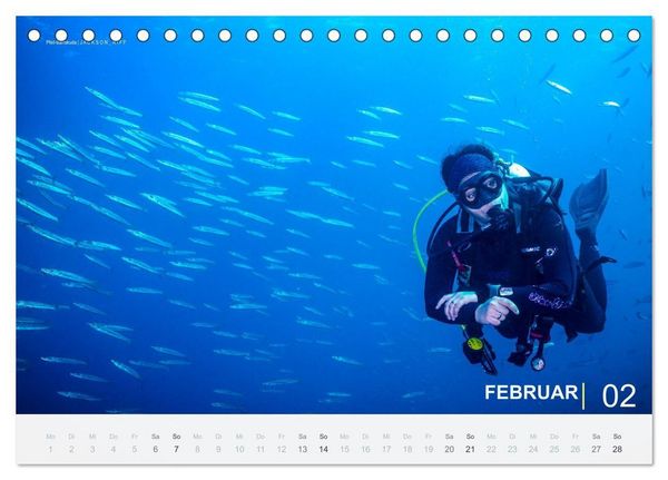 Produktbild: Die sch&ouml;nsten Korallenriffe zum Tauchen in &Auml;gypten (Tischkalender 2027 DIN A5 quer), CALVENDO Monatskalender