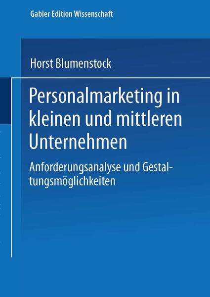 Produktbild: Personalmarketing in kleinen und mittleren Unternehmen