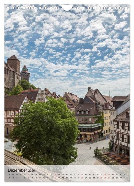 Produktbild: N&Uuml;RNBERG Charmante Altstadt (Wandkalender 2026 DIN A4 hoch), CALVENDO Monatskalender