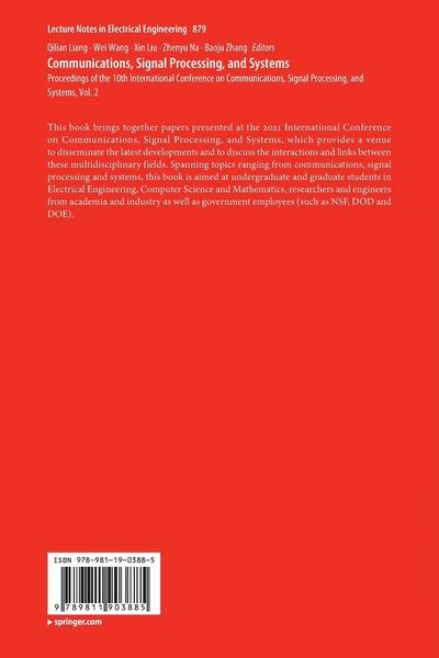 Produktbild: Communications, Signal Processing, and Systems