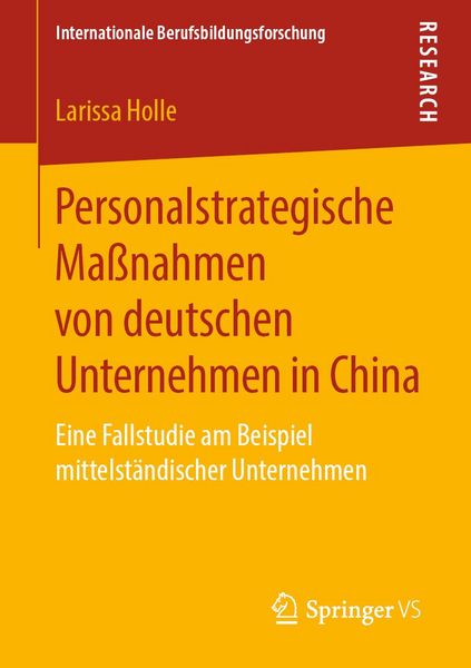 Produktbild: Personalstrategische Ma&szlig;nahmen von deutschen Unternehmen in China
