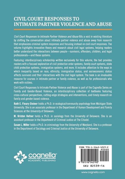 Produktbild: Civil Court Responses to Intimate Partner Violence and Abuse