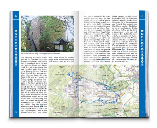 Produktbild: KOMPASS Wanderf&uuml;hrer Naturpark Teutoburger Wald mit Wiehen- und Eggegebirge, 55 Touren
