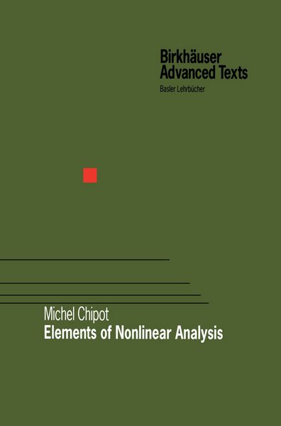 Produktbild: Elements of Nonlinear Analysis