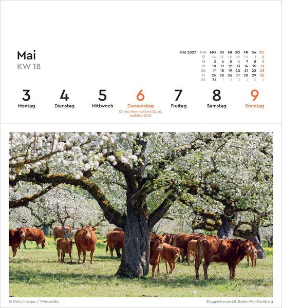 Produktbild: Deutschland - KUNTH Postkartenkalender 2027