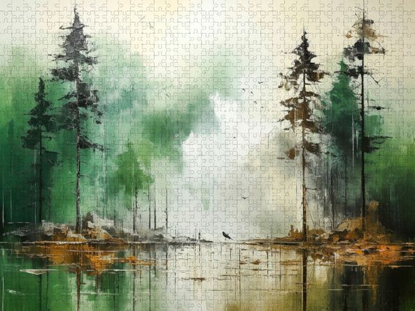 Produktbild: CALVENDO Puzzle Eine Landschaft voller Magie | 2000 Teile Lege-Gr&ouml;&szlig;e 90x67cm Foto-Puzzle f&uuml;r gl&uuml;ckliche Stunden