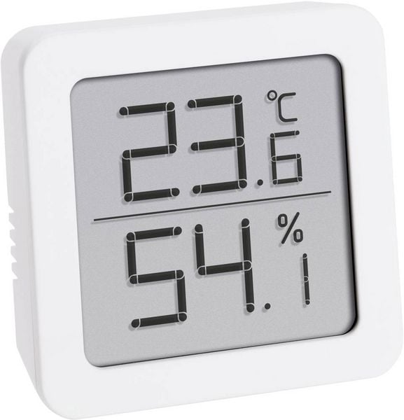 Produktbild: TFA Dostmann Thermo-/Hygrometer Wei&szlig; 30.5051.02