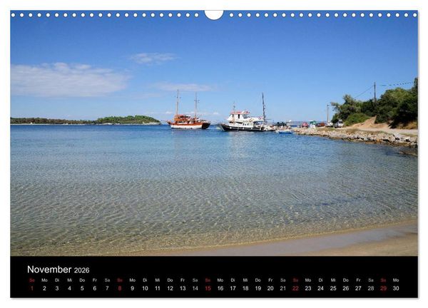 Produktbild: Chalkidiki: Kassandra, Sithonia, Athos (Wandkalender 2026 DIN A3 quer), CALVENDO Monatskalender