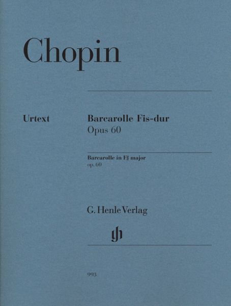 Produktbild: Fr&eacute;d&eacute;ric Chopin - Barcarolle Fis-dur op. 60