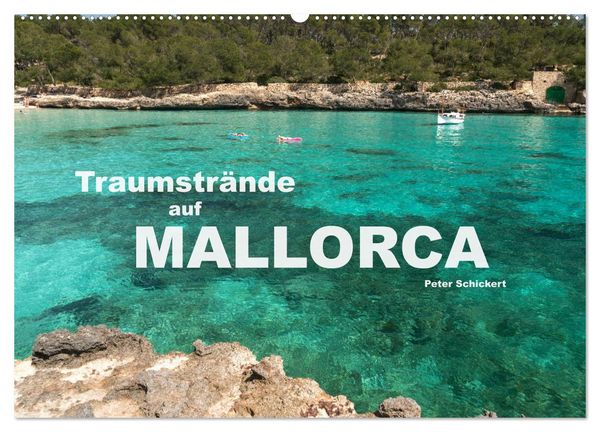 Traumstrände auf Mallorca (Wandkalender 2026 DIN A2 quer), CALVENDO Monatskalender