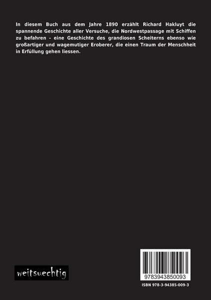 Produktbild: Voyages in Search of the North-West Passage