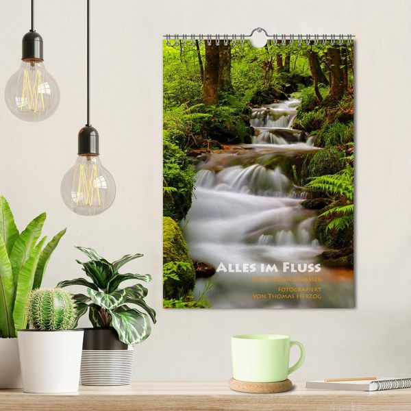 Produktbild: Alles im Fluss - Schwarzwaldwasser (Wandkalender 2026 DIN A4 hoch), CALVENDO Monatskalender