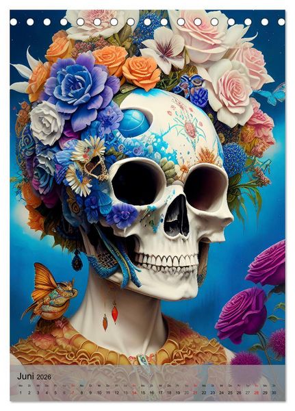 Produktbild: Beautiful Death (Tischkalender 2026 DIN A5 hoch), CALVENDO Monatskalender