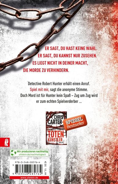 Produktbild: Der Totschl&auml;ger / Detective Robert Hunter Band 5