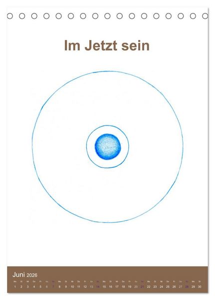 Produktbild: Delfinheilsymbole (Tischkalender 2026 DIN A5 hoch), CALVENDO Monatskalender