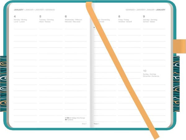 Produktbild: Cool Diary Teal Ocean 2027