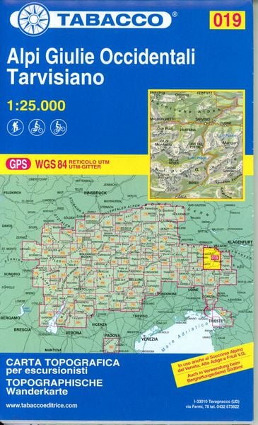 Produktbild: Wanderkarte 19 Alpi Giulie
