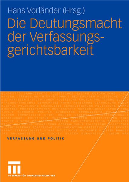 Produktbild: Die Deutungsmacht der Verfassungsgerichtsbarkeit