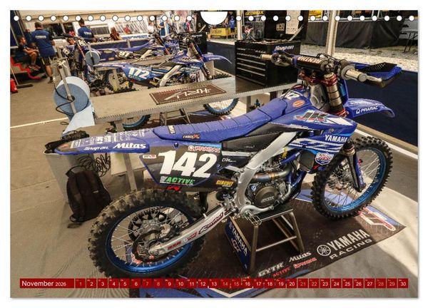 Produktbild: Dirtbikes - pure technique (Wandkalender 2026 DIN A4 quer), CALVENDO Monatskalender