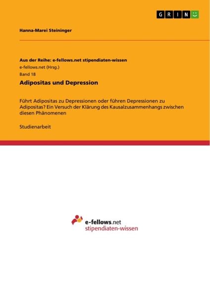 Produktbild: Adipositas und Depression