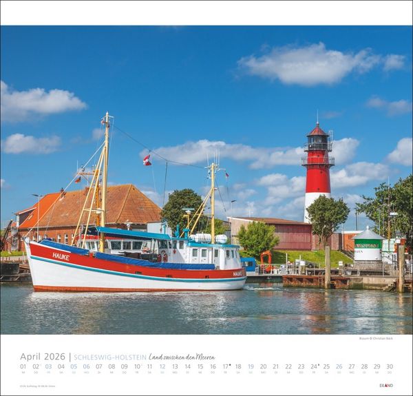 Produktbild: Schleswig-Holstein Edition Kalender 2026 - Land zwischen den Meeren