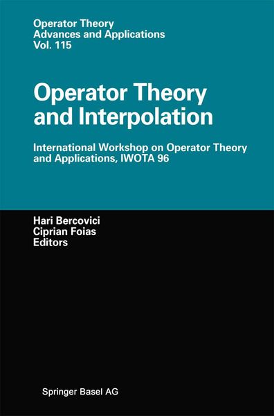 Produktbild: Operator Theory and Interpolation