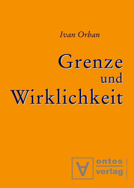 Produktbild: Grenze und Wirklichkeit